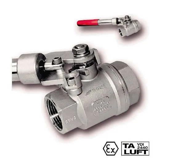 VALVULA DE BOLA 1 1/2″ BSP CIERRE CON RETORNO POR MUELLE AEROFUEL FITTINGS VISCH112RH5I