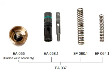 Valve assembly ZVA2 EVE EA037 ELAFLEX